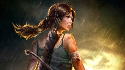 X Lara Croft Tomb Raider K Artwork K Hd K Wallpapers Images