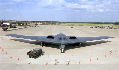 Us Air Force Usaf B 2 Spirit Stealth Bomber At Langley Air Force Base Virginia Usa