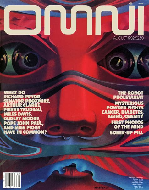 The Magazine Cover Archive — Omni August 1982 Cover Illustration