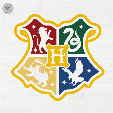 Hogwarts Svg Harry Potter Svg Hogwarts Crest Svg File For Etsy