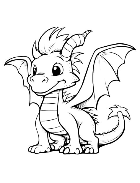 35 Dragon Coloring Pages Free Printable Sheets