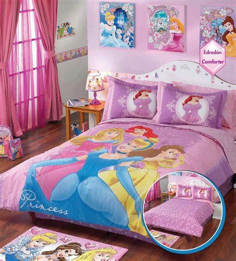 Girls will always be girls and girls will always love the fairy tales and princesses. Disney princess bedroom(: Makes me think of my sweet Willa ...
