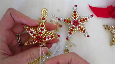 Star Ornament Bead Weaving Tutorial Youtube