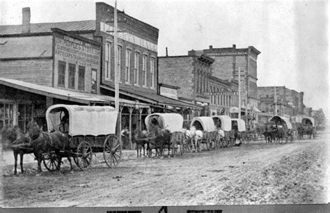 Wagon Caravan Topeka Kansas Kansas Memory Kansas Historical Society