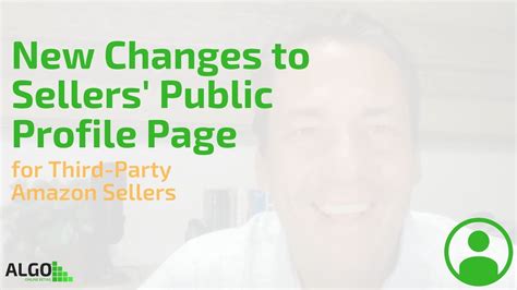 New Changes To Amazon Sellers Public Profile Page Youtube