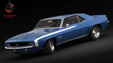 The manufacturer announced thursday it will switch from the camaro zl1 model to the camaro zl1 1le. 3d model chevrolet camaro ss 1969