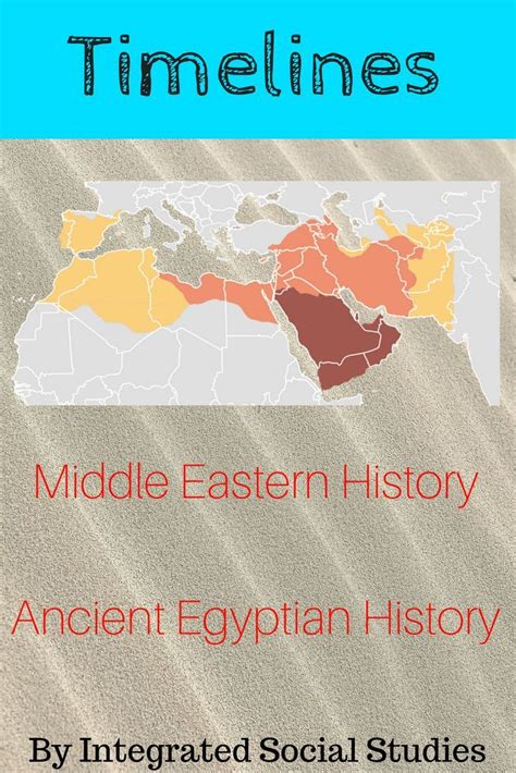 Middle East And Ancient Egypt Timelines World History Timeline Series