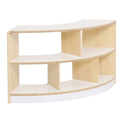 Alps Open Back 2 Shelf Curved Classroom Bookcase