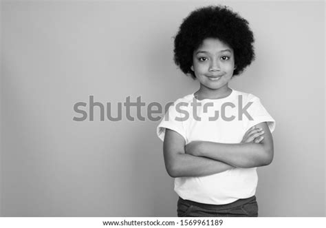 Young Cute African Girl Afro Hair Stock Photo 1569961189 Shutterstock