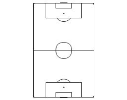 Select from premium football field drawing of the highest quality. Soccer (Football) fields - Vector stencils library