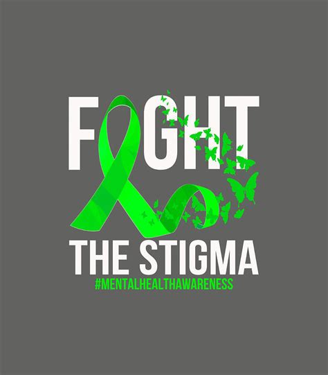 Fight The Stigma Mental Health Awareness Digital Art By Khizrx Neama
