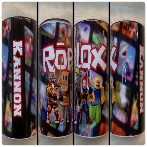 Roblox Printed 20 Ounce Double Walled Stainless Steel Tumbler Etsy