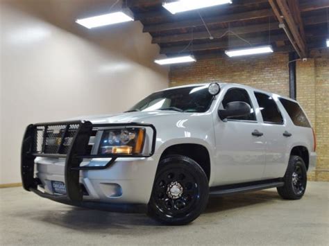 2010 Chevy Tahoe 2wd Ppv Police Pursuit Silver 77k Miles Texas Unit