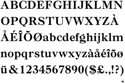 Identifont Monotype Old Style Bold