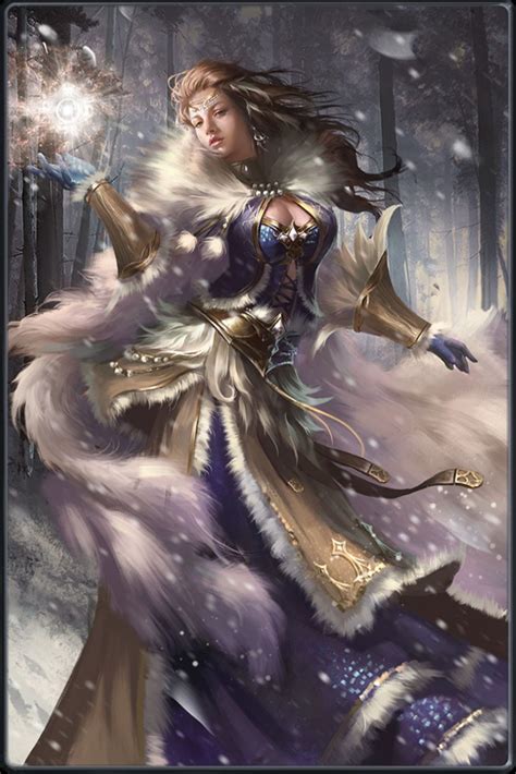 Frost Witch Fantasy Queen Fantasy Artwork Fantasy Heroes