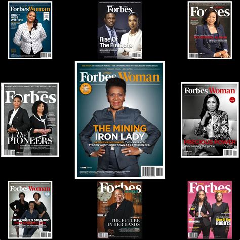 Forbes Africa And Forbes Woman Africa Covers Throughout The Years Part