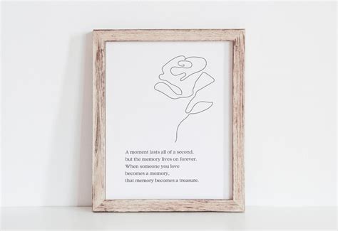 Celebration Of Life Poem Printable Poem For Funeral A Moment Etsy