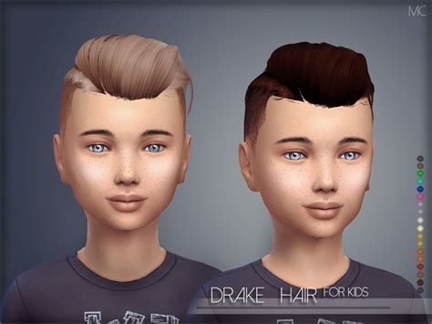 Mathcope Drake Hair Kids Kids Hairstyles Sims 4 Black Hair Sims 4