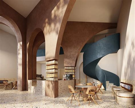 Azaz Architects Adds Massive Overreaching Arches To Coffee Shop In