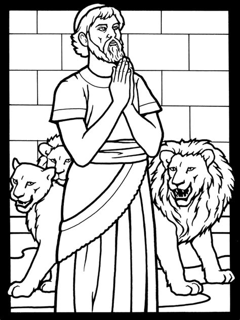 Sheenaowens Daniel And The Lions Den Coloring Pages