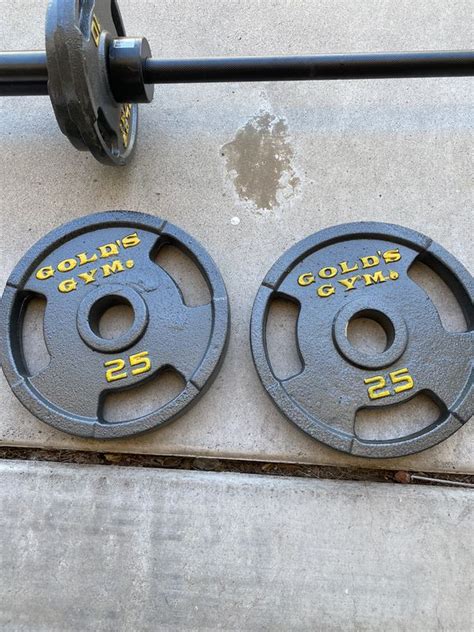Golds Gym Barbell And Plate 110lb Set For Sale In Scottsdale Az Offerup