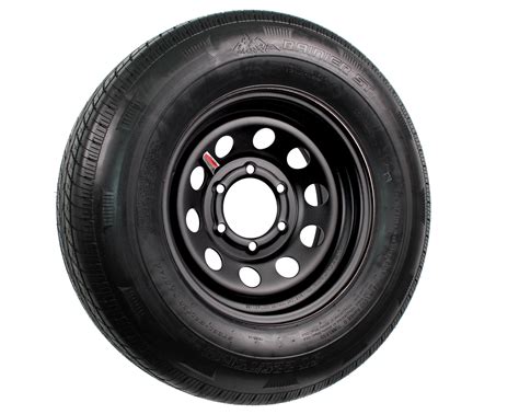 Trailer Tire And Rim Radial St22575r15 Lrd65psi 6 55 Black Modular