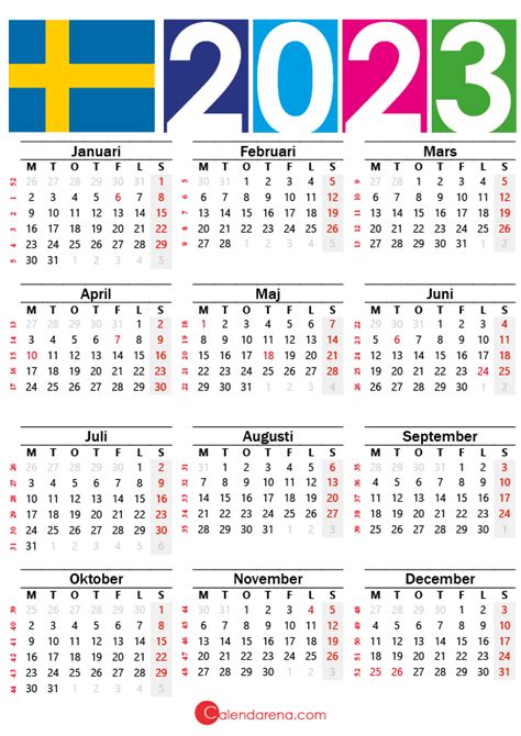 Incredible Kalender 2023 Veckor Ideas Kelompok Belajar