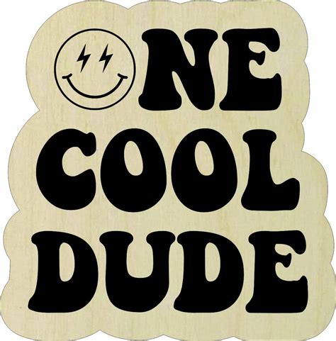 One Cool Dude Neutral Boho Wood Wall Art One Cool Dude Sign Etsy