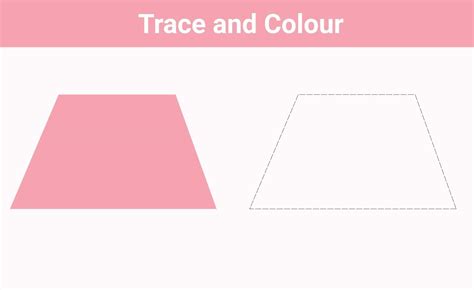 Trace And Color Trapezoid Free Vector 2220335 Vector Art At Vecteezy