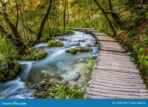 Blurry River On The Lake Plitvice In Croatia Walking Around I Spotted