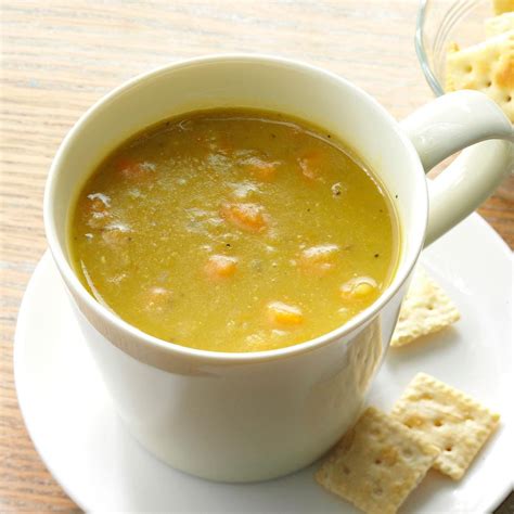 Hearty Vegetable Split Pea Soup Recipe How To Make It Taste Of Home