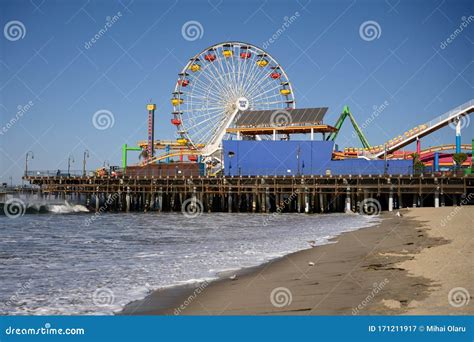 Santa Monica Los Angeles Usa October 30th 2019 The View Of Pacific