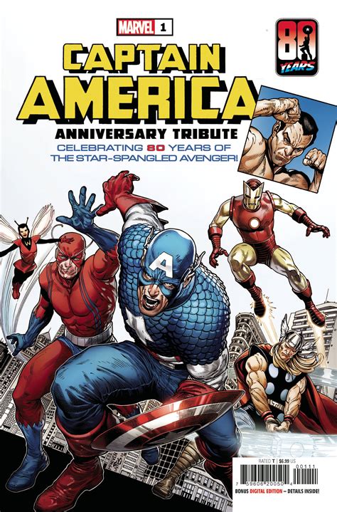 Daniel webb and liev schreiber. JAN210611 - CAPTAIN AMERICA ANNIVERSARY TRIBUTE #1 - Previews World