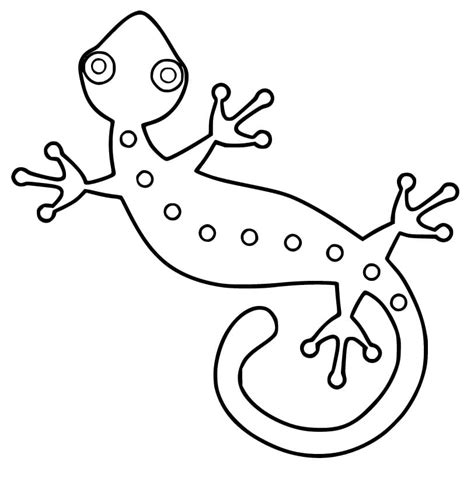Gecko Coloring Pages Free Printable Coloring Pages For Kids