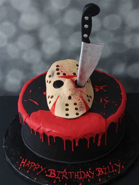 Friday The 13th Party Unlucky Party Ideas And A Custom Jason Cake In