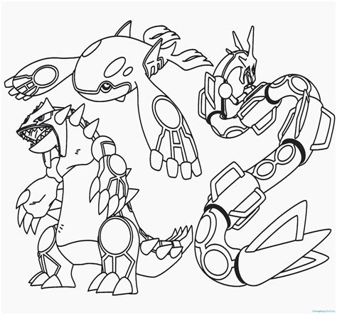 All Legendary Pokemon Coloring Pages Sketch Coloring Page