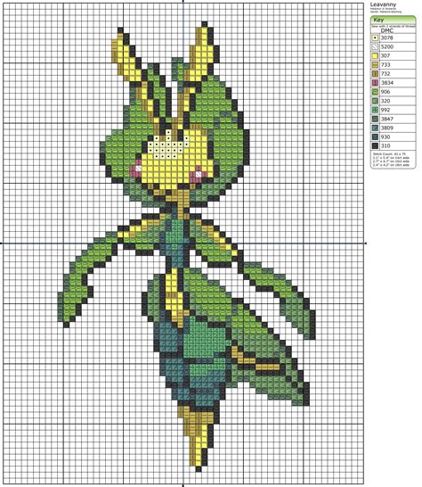 Leavanny Pokemon Bead Pixel Art Pokemon Pokemon Craft Pokemon Cross Stitch Patterns Pokemon