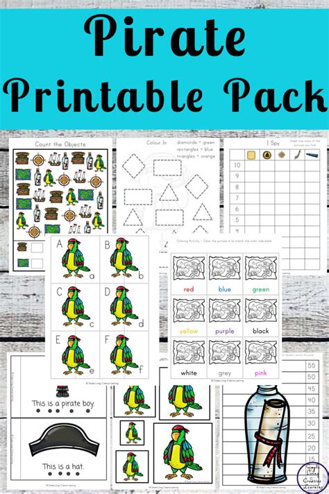 Pirate Printable Pack Simple Living Creative Learning