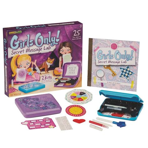 Girls Only Secret Message Lab By Smartlab Toys Toys Secret Messages