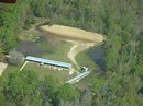 Aerial photos of Honey Island Shooting Range during recent high water ...