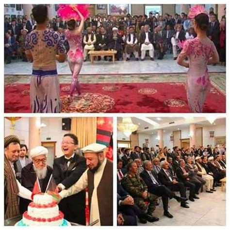 تغییر حضور رهبران جهادی افغان و رقص دختران نیمه‌عریان در مراسم روز ملی چین جنجال آفرید