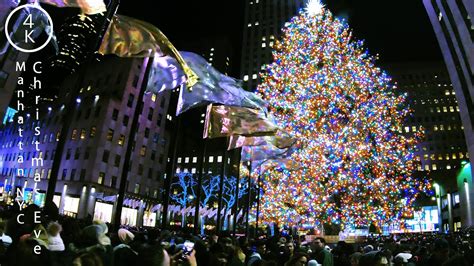 Nyc Christmas Eve 2019 5th Avenue Manhattan New York 4k Christmas