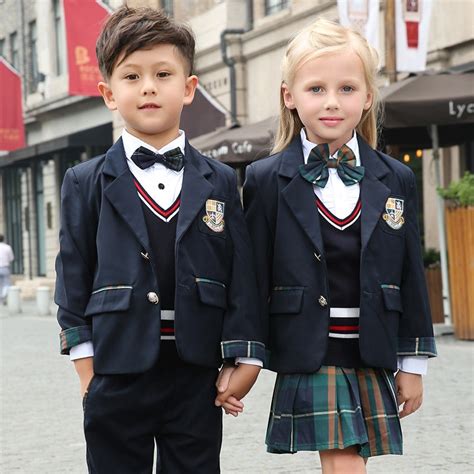 Children School Uniforms Suits Boys And Girls School Uniforms Sweater