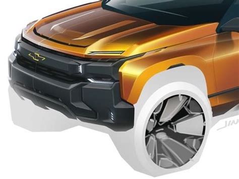 Gm Design Team Releases Futuristic Chevy Pickup Sketch