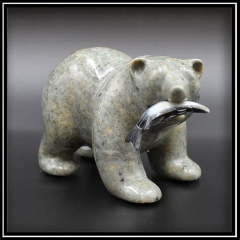 Soapstone Bear Carving Alaska Best Shopping