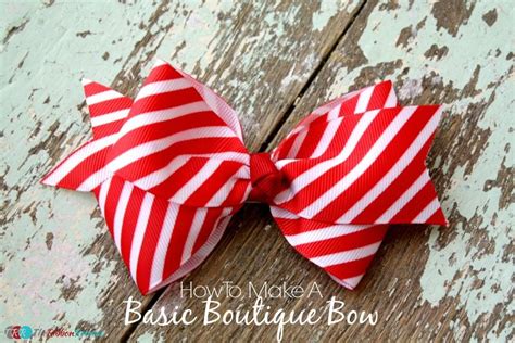 How To Make A Basic Boutique Bow The Ribbon Retreat Blog Easy Hair
