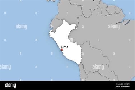 Lima Map High Resolution Stock Photography And Images Alamy