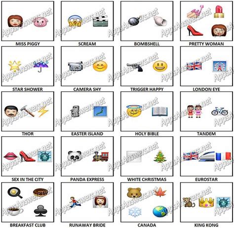 100 Pics Emoji Quiz 2 Level 61 Level 80 Answers Apps Answers Net