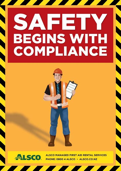 The law, codes & standards. 100+ Free Printable Workplace Safety Posters | Alsco NZ