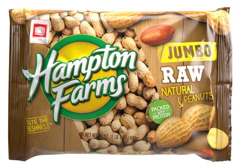 Jumbo Raw In Shell Peanuts 25 Lb Box Hampton Farms